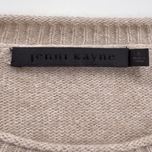 Jenni Kayne Everyday Sweater in Oatmeal Size Small Minimalist Neutral Wool Blend - Picture 7 of 11